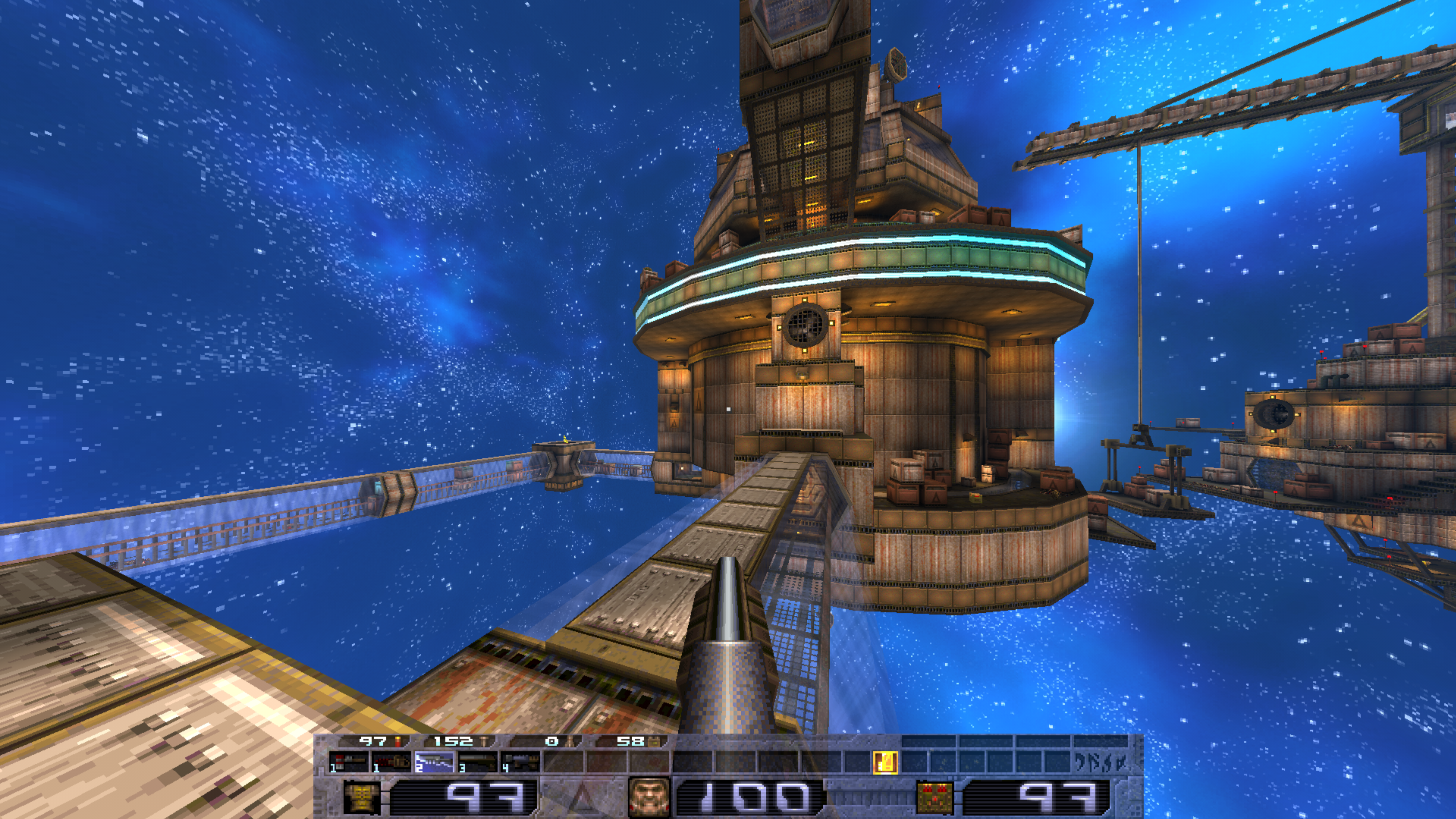 A screenshot of a Quake 1 map.